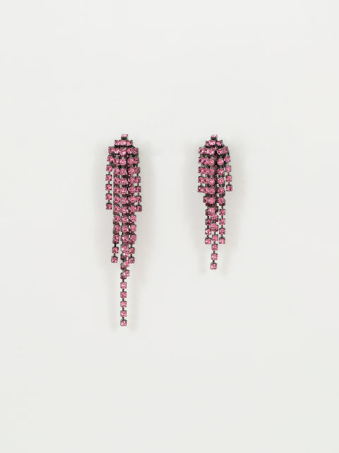 cascade earrings in rose