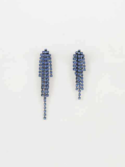 cascade earrings in sapphire