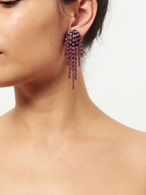 rose cascade earring