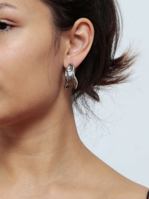 molten hoop earrings I