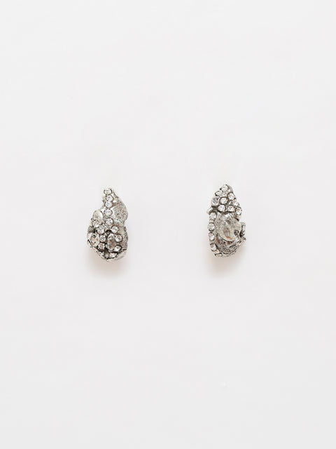 crystallized molten earrings