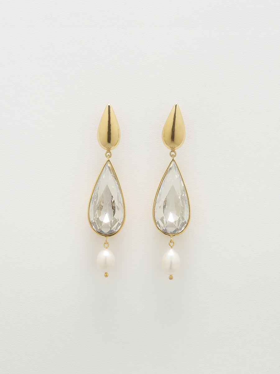 RS.10.HT.E.015| LARGE CRYSTAL AND FW PEARL TEAR DROP EARRINGS – ryanstorer